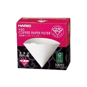 Hario V60 1 cup Filter Paper - 100pk