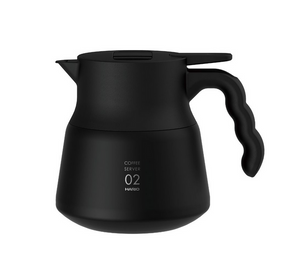 Hario V60 Stainless Steel Server PLUS 600ml Black