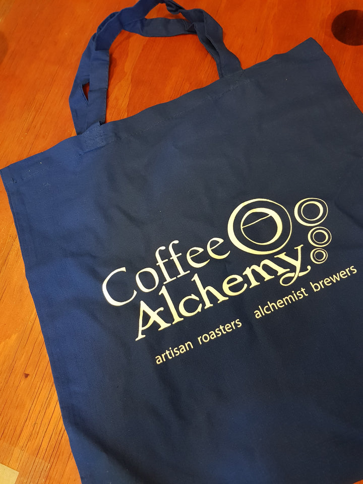 Coffee Alchemy - Blue Tote Bag